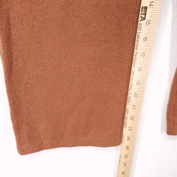 Naadam Cashmere Coffee Yarn Pant Size XXS Wide Leg Brown Soft Luxury Drawstring - Picture 5 of 13